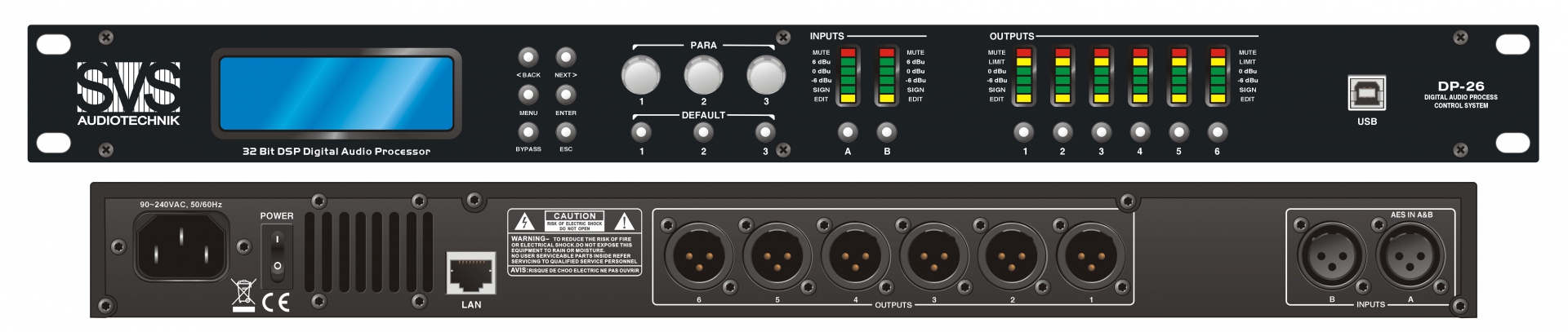 SVS Audiotechnik DP-26 Цифровой процессор: 2 входа 6 выходов в Верхней Пышме