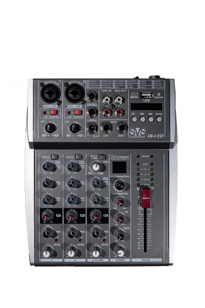 SVS Audiotechnik mixers AM-4 DSP Аналоговый микшерный пульт, 4-канала в Верхней Пышме