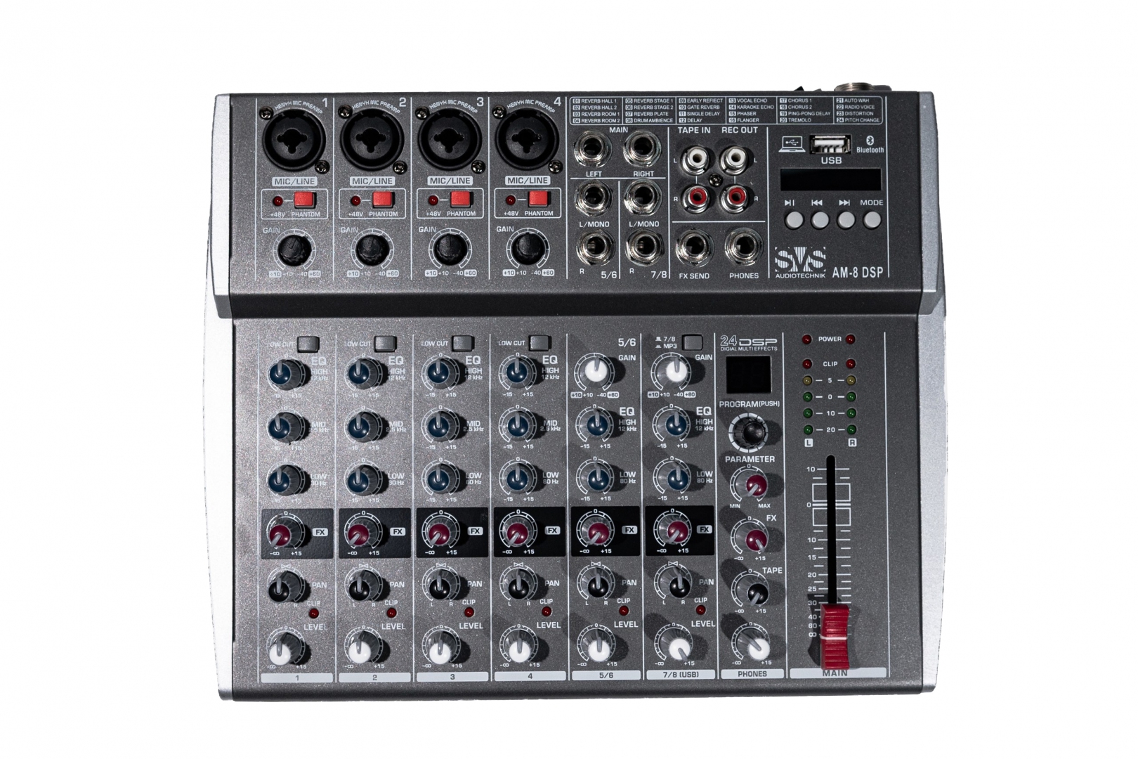 SVS Audiotechnik mixers AM-8 DSP Микшерный пульт аналоговый, 8-канальный в Верхней Пышме