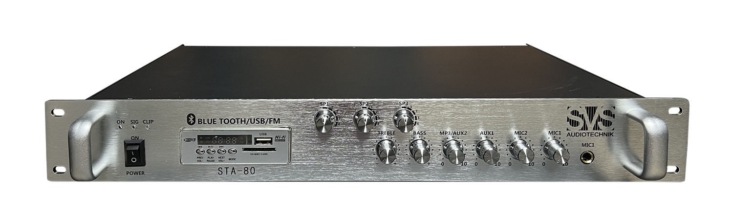 SVS Audiotechnik STA-80 Микшер-усилитель для систем Public Address в Верхней Пышме